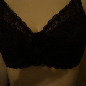 DEEP PURPLE  DEMI LACE BRA